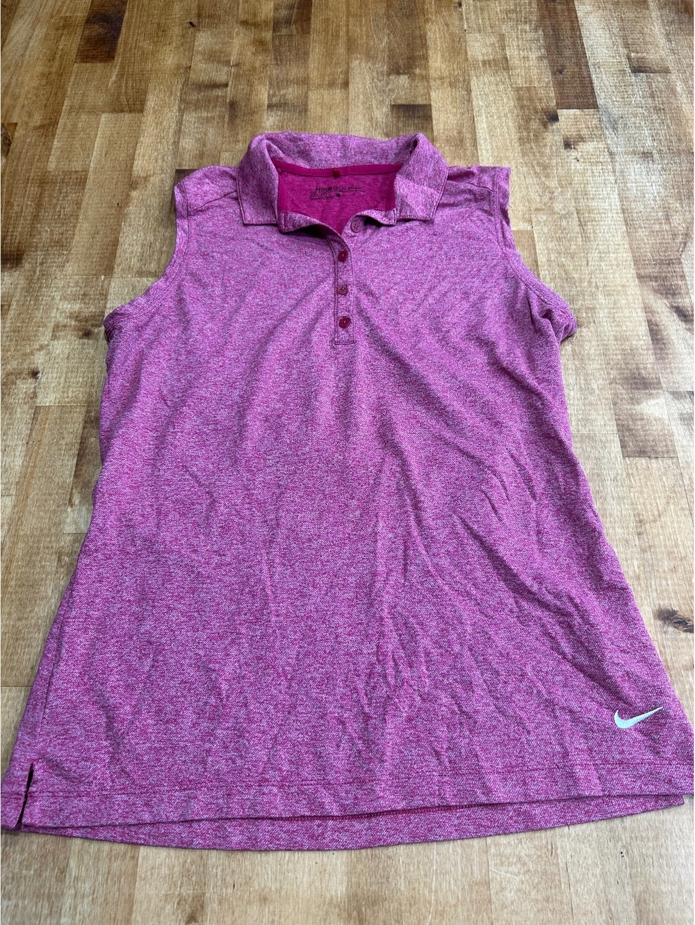 Nike Golf Sleeveless Polo Shirt large